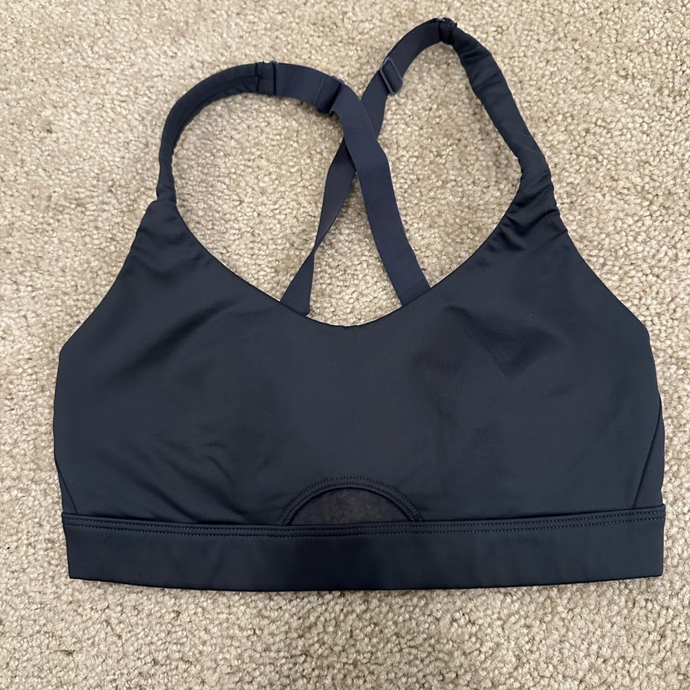 Women's Charcoal Gray Sports Bra